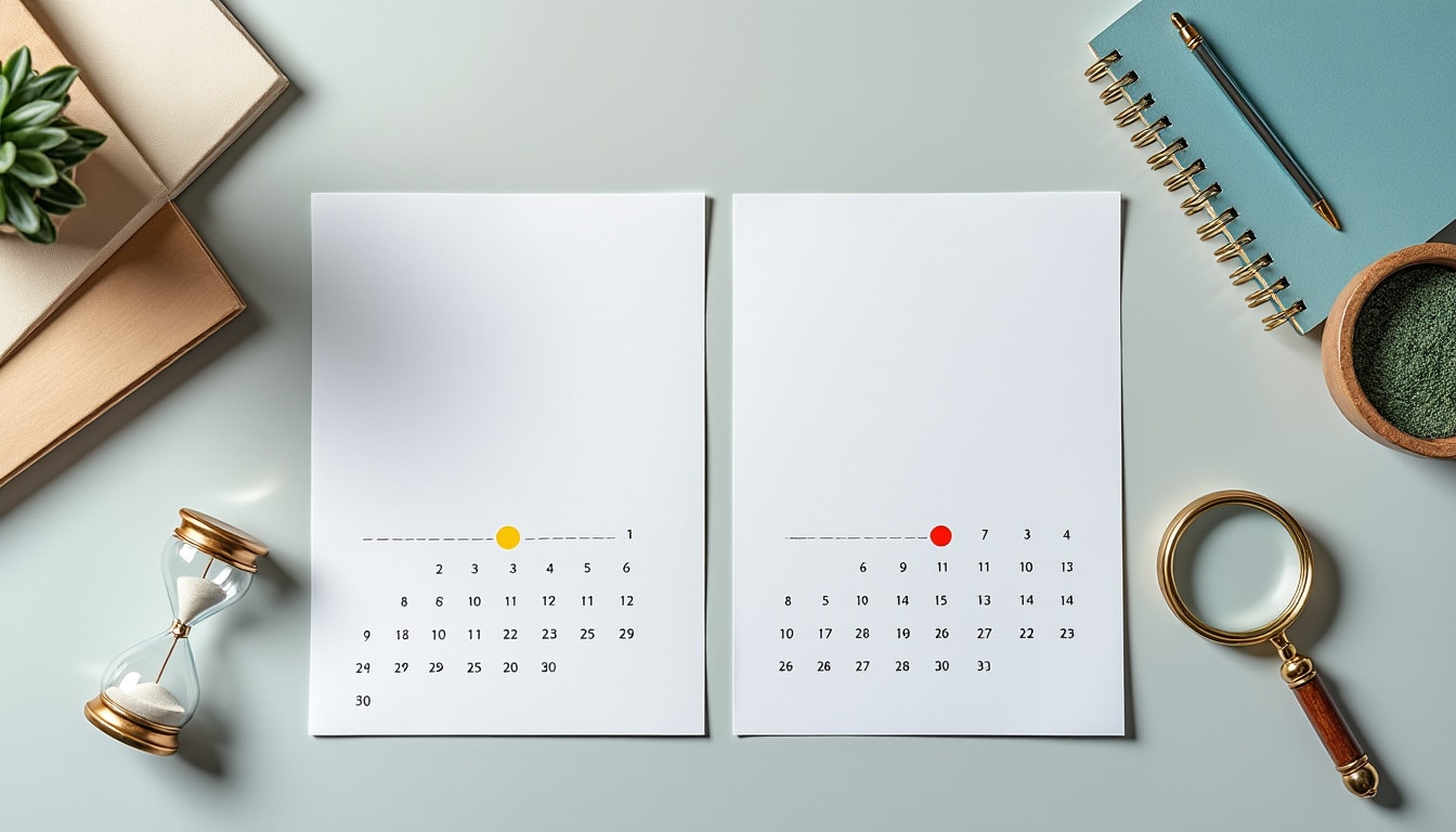 découvrez comment calculer le nombre de jours entre deux dates et interpréter le résultat, en tenant compte des dates de début et de fin.